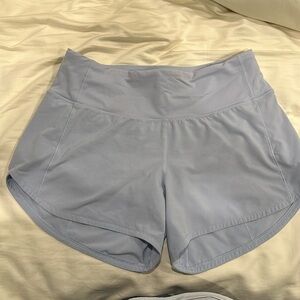 Light blue lulu speed up short; size 4, 4in